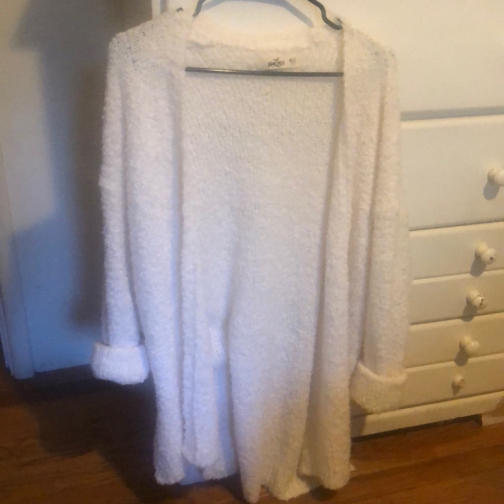 White cream cardigan